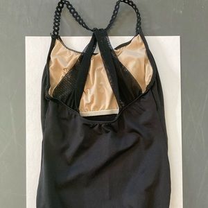 Black ballet leotard